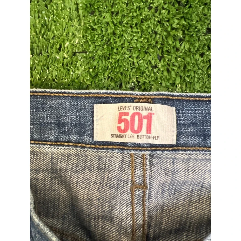 Levis 501 XX Original Fit Straight Leg Jeans Mens‎ 40x30 Blue Medium Wash Denim